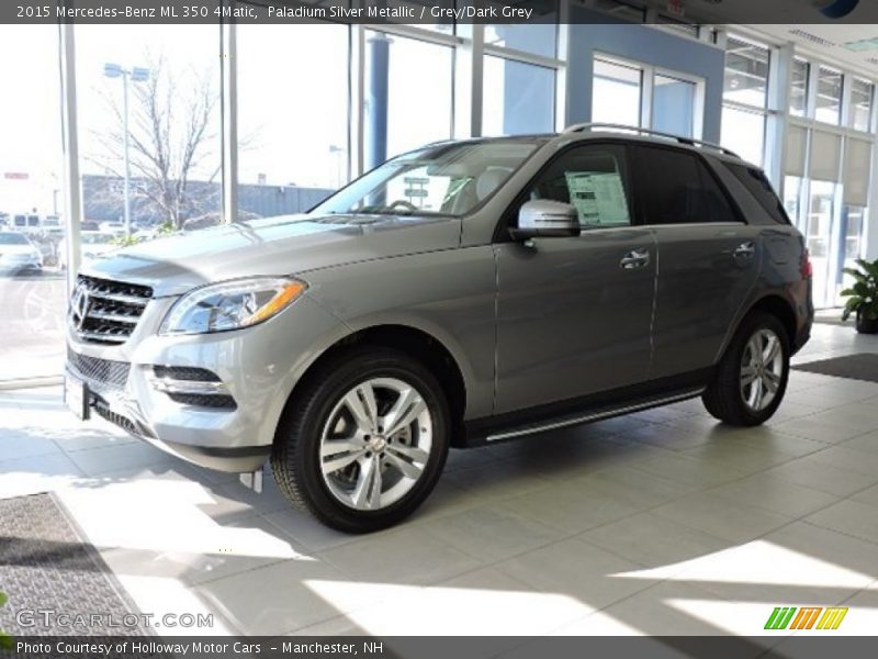 Paladium Silver Metallic / Grey/Dark Grey 2015 Mercedes-Benz ML 350 4Matic