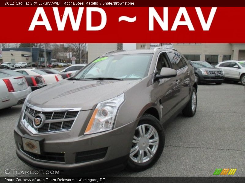 Mocha Steel Metallic / Shale/Brownstone 2012 Cadillac SRX Luxury AWD