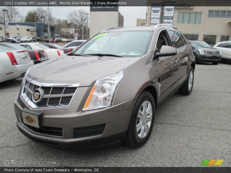 Mocha Steel Metallic / Shale/Brownstone 2012 Cadillac SRX Luxury AWD
