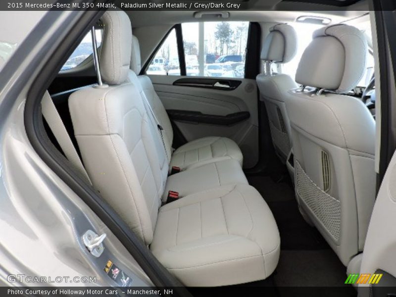 Paladium Silver Metallic / Grey/Dark Grey 2015 Mercedes-Benz ML 350 4Matic