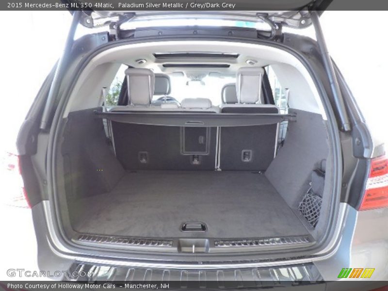 Paladium Silver Metallic / Grey/Dark Grey 2015 Mercedes-Benz ML 350 4Matic