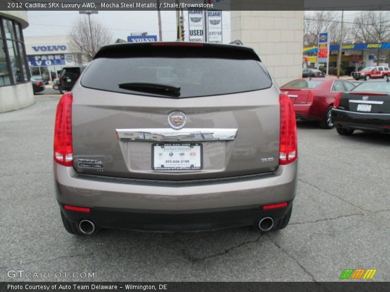 Mocha Steel Metallic / Shale/Brownstone 2012 Cadillac SRX Luxury AWD