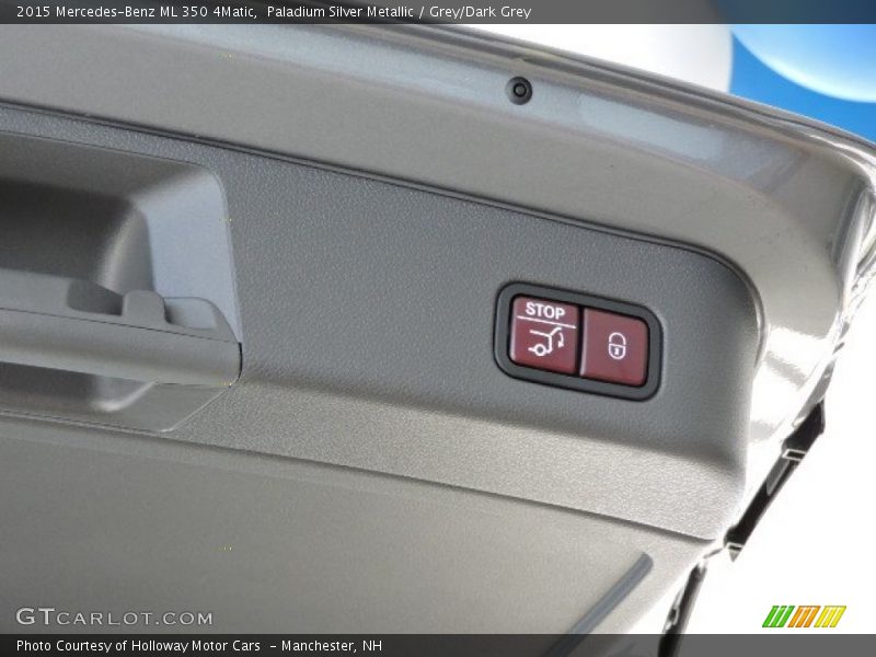 Paladium Silver Metallic / Grey/Dark Grey 2015 Mercedes-Benz ML 350 4Matic