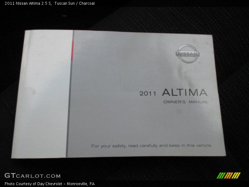 Tuscan Sun / Charcoal 2011 Nissan Altima 2.5 S