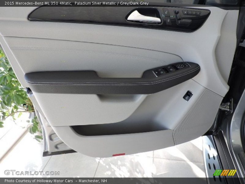 Paladium Silver Metallic / Grey/Dark Grey 2015 Mercedes-Benz ML 350 4Matic