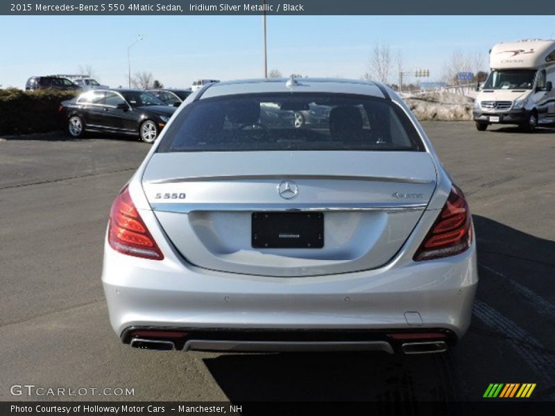 Iridium Silver Metallic / Black 2015 Mercedes-Benz S 550 4Matic Sedan