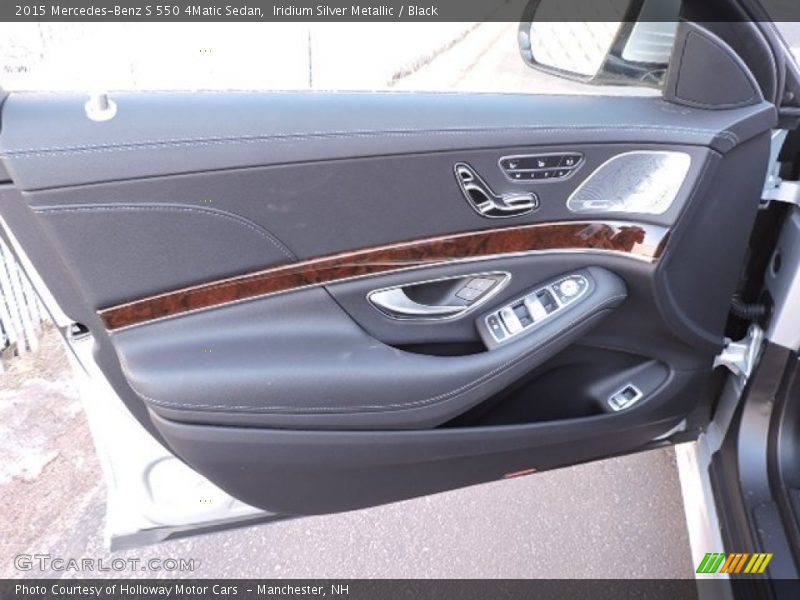 Iridium Silver Metallic / Black 2015 Mercedes-Benz S 550 4Matic Sedan
