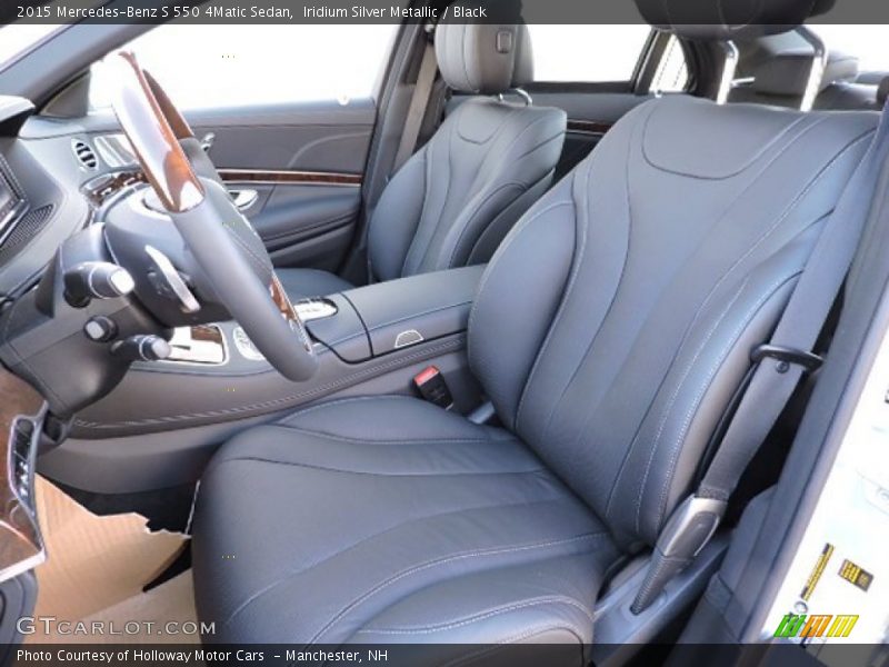 Iridium Silver Metallic / Black 2015 Mercedes-Benz S 550 4Matic Sedan