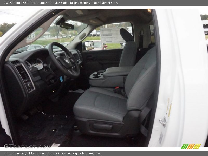Bright White / Black/Diesel Gray 2015 Ram 1500 Tradesman Regular Cab