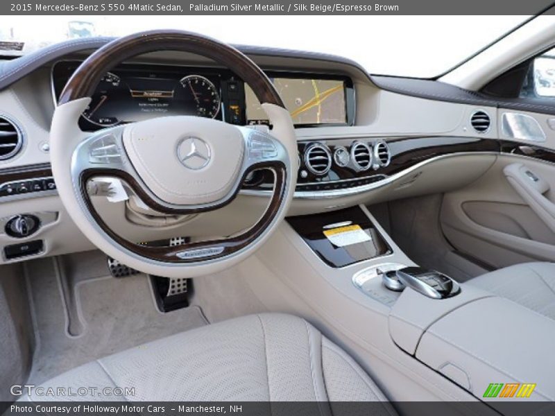  2015 S 550 4Matic Sedan Silk Beige/Espresso Brown Interior