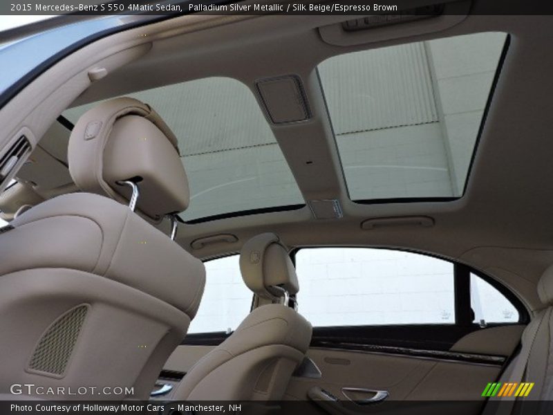 Sunroof of 2015 S 550 4Matic Sedan