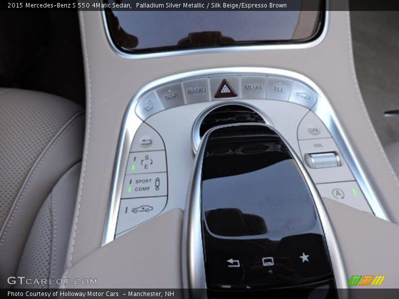 Controls of 2015 S 550 4Matic Sedan