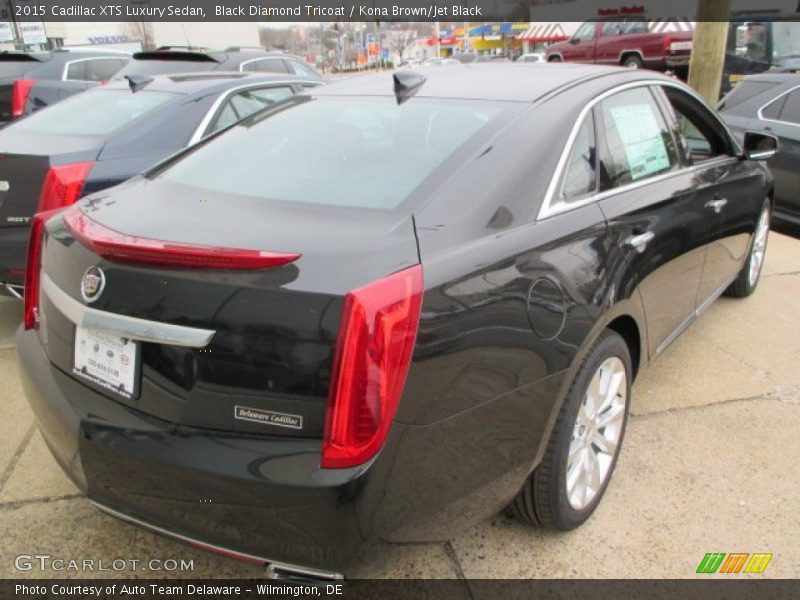 Black Diamond Tricoat / Kona Brown/Jet Black 2015 Cadillac XTS Luxury Sedan