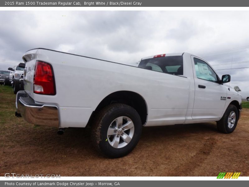 Bright White / Black/Diesel Gray 2015 Ram 1500 Tradesman Regular Cab