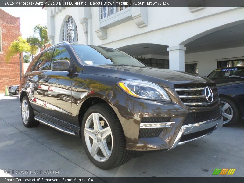 Dakota Brown Metallic / Auburn Brown/Black 2015 Mercedes-Benz ML 250 BlueTEC 4Matic