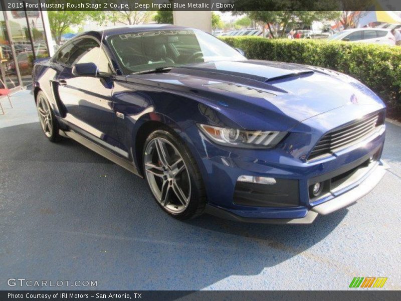  2015 Mustang Roush Stage 2 Coupe Deep Impact Blue Metallic