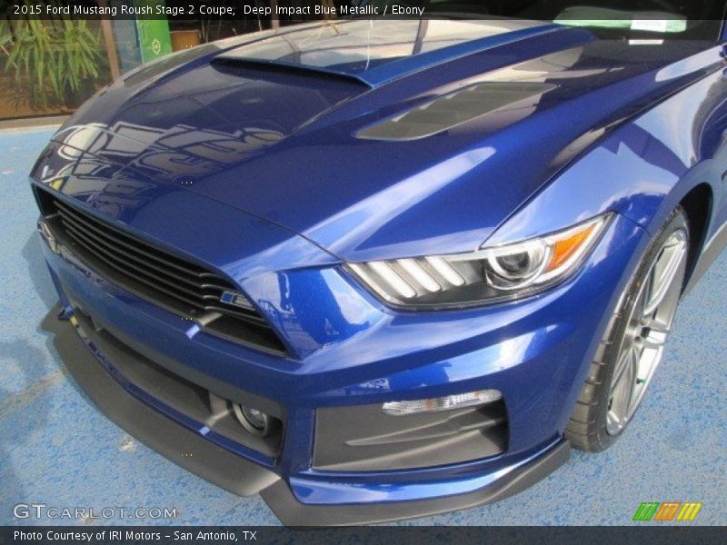 Deep Impact Blue Metallic / Ebony 2015 Ford Mustang Roush Stage 2 Coupe