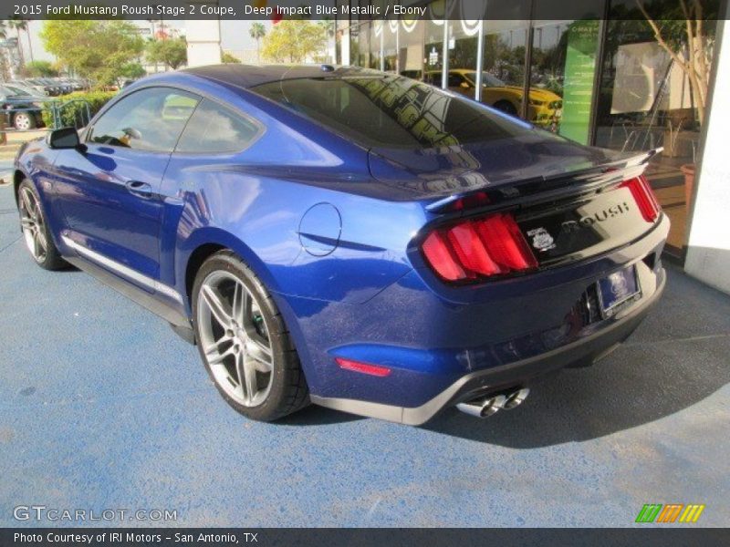 Deep Impact Blue Metallic / Ebony 2015 Ford Mustang Roush Stage 2 Coupe