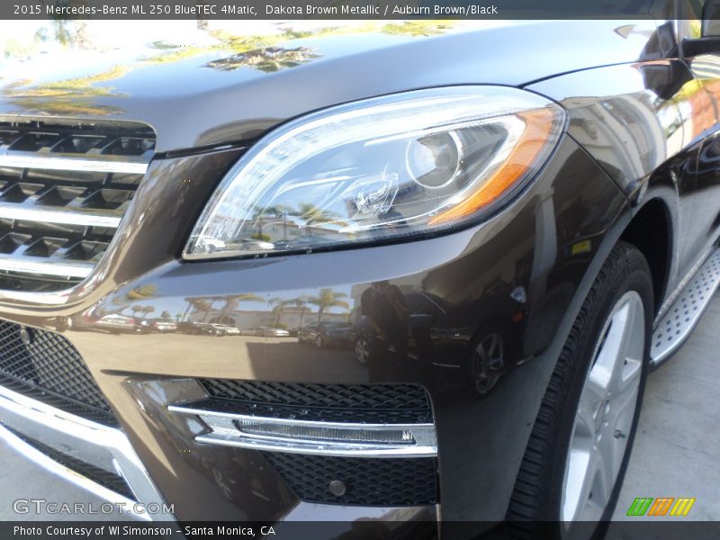 Dakota Brown Metallic / Auburn Brown/Black 2015 Mercedes-Benz ML 250 BlueTEC 4Matic