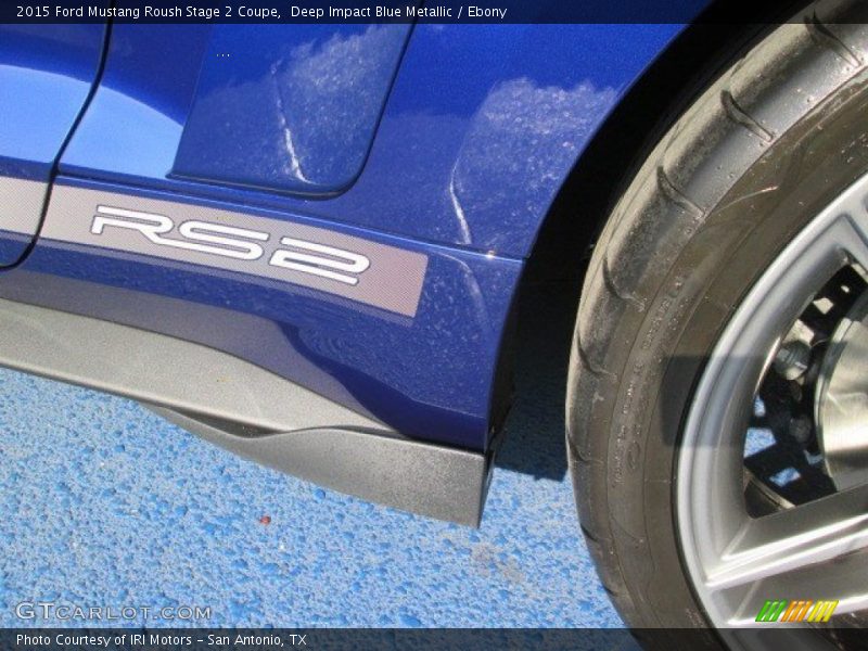 Deep Impact Blue Metallic / Ebony 2015 Ford Mustang Roush Stage 2 Coupe