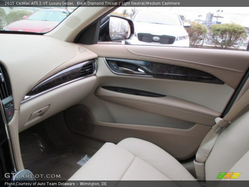 Black Diamond Tricoat / Light Neutral/Medium Cashmere 2015 Cadillac ATS 2.0T Luxury Sedan