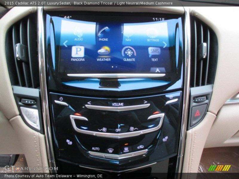 Black Diamond Tricoat / Light Neutral/Medium Cashmere 2015 Cadillac ATS 2.0T Luxury Sedan