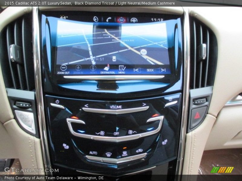 Black Diamond Tricoat / Light Neutral/Medium Cashmere 2015 Cadillac ATS 2.0T Luxury Sedan