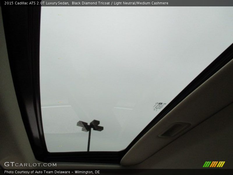 Black Diamond Tricoat / Light Neutral/Medium Cashmere 2015 Cadillac ATS 2.0T Luxury Sedan