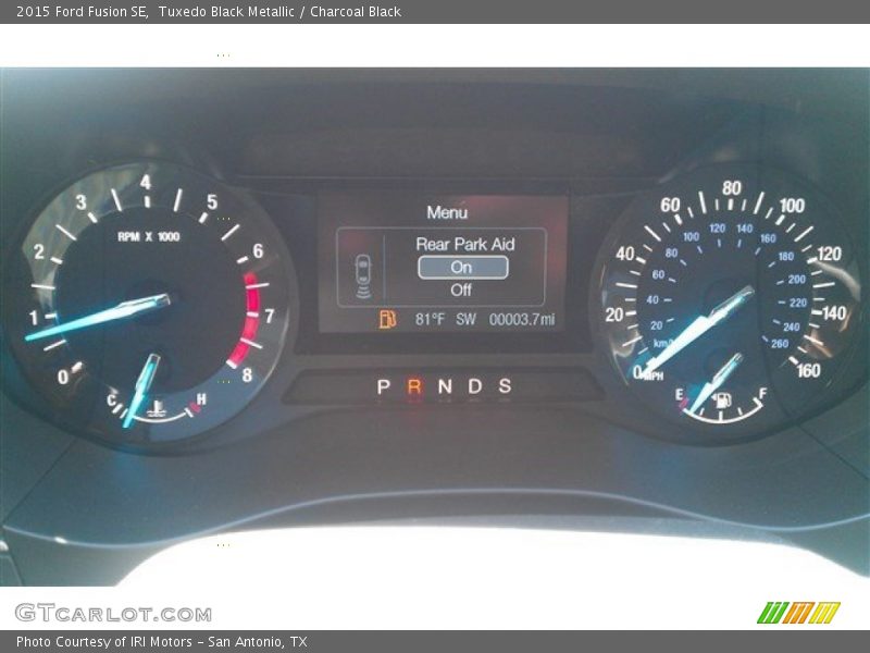 Tuxedo Black Metallic / Charcoal Black 2015 Ford Fusion SE