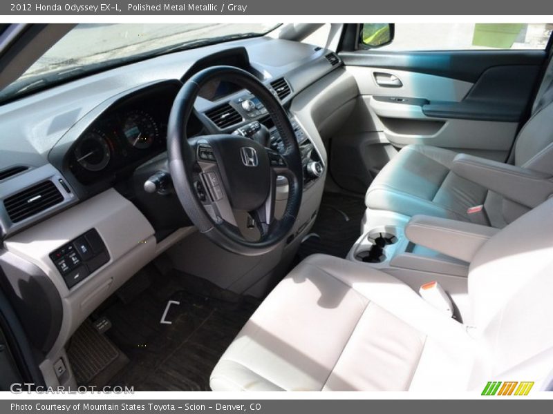 Polished Metal Metallic / Gray 2012 Honda Odyssey EX-L