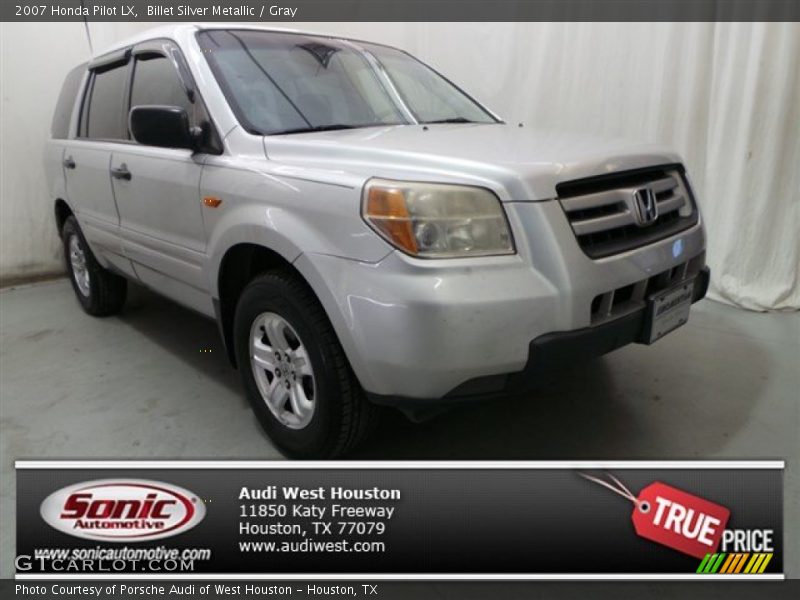 Billet Silver Metallic / Gray 2007 Honda Pilot LX