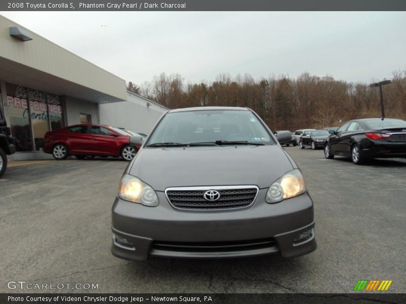 Phantom Gray Pearl / Dark Charcoal 2008 Toyota Corolla S