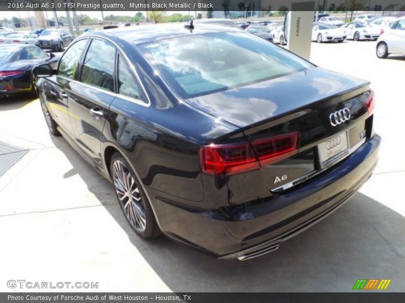 Mythos Black Metallic / Black 2016 Audi A6 3.0 TFSI Prestige quattro