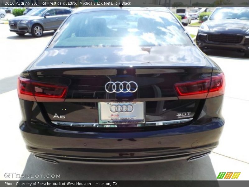 Mythos Black Metallic / Black 2016 Audi A6 3.0 TFSI Prestige quattro