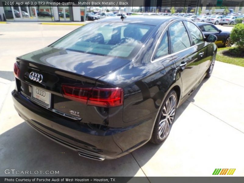 Mythos Black Metallic / Black 2016 Audi A6 3.0 TFSI Prestige quattro