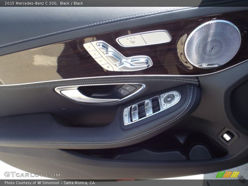 Black / Black 2015 Mercedes-Benz C 300