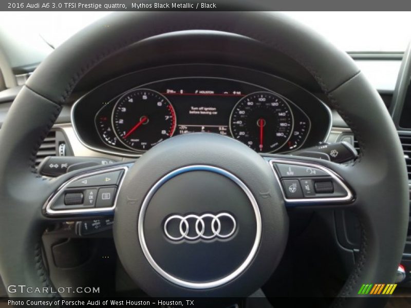 Mythos Black Metallic / Black 2016 Audi A6 3.0 TFSI Prestige quattro