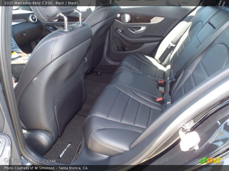 Black / Black 2015 Mercedes-Benz C 300