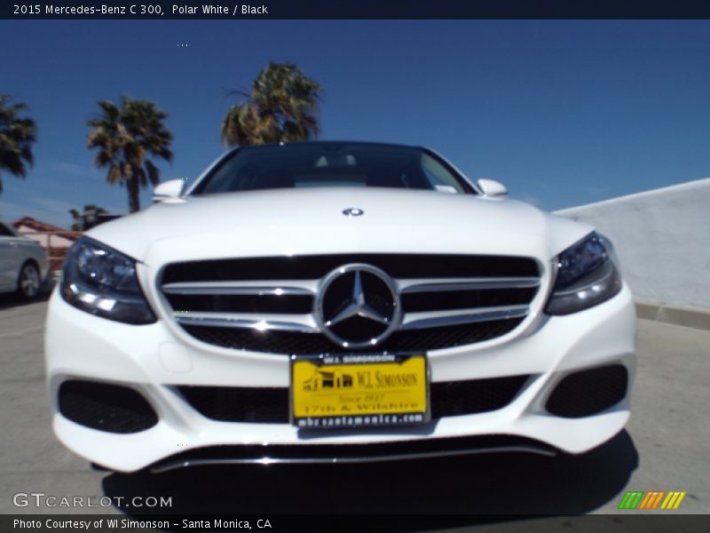 Polar White / Black 2015 Mercedes-Benz C 300