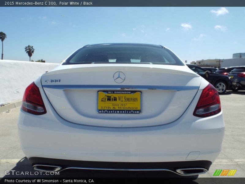 Polar White / Black 2015 Mercedes-Benz C 300