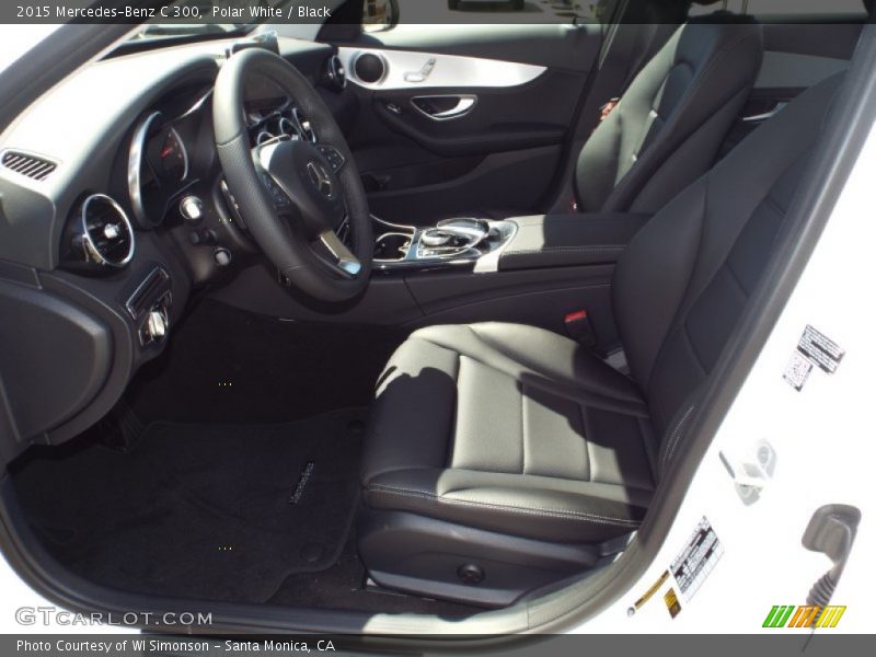 Polar White / Black 2015 Mercedes-Benz C 300