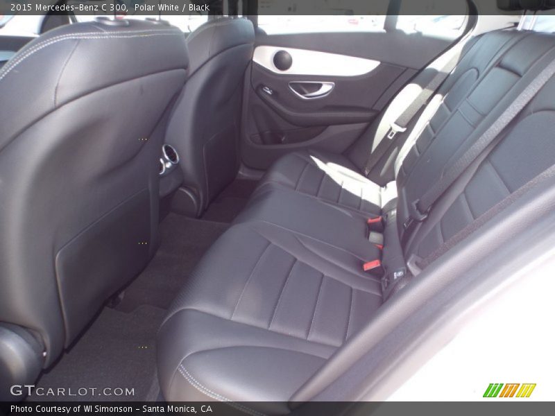 Polar White / Black 2015 Mercedes-Benz C 300