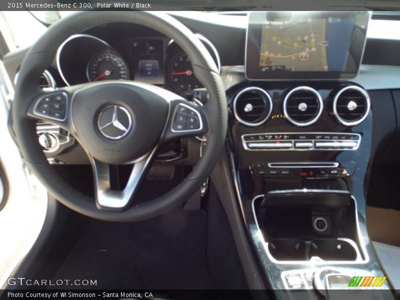 Polar White / Black 2015 Mercedes-Benz C 300