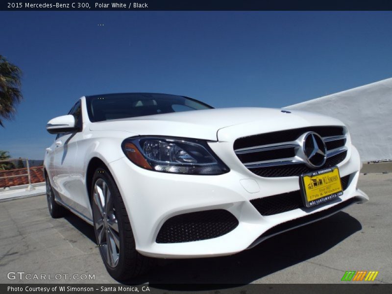 Polar White / Black 2015 Mercedes-Benz C 300