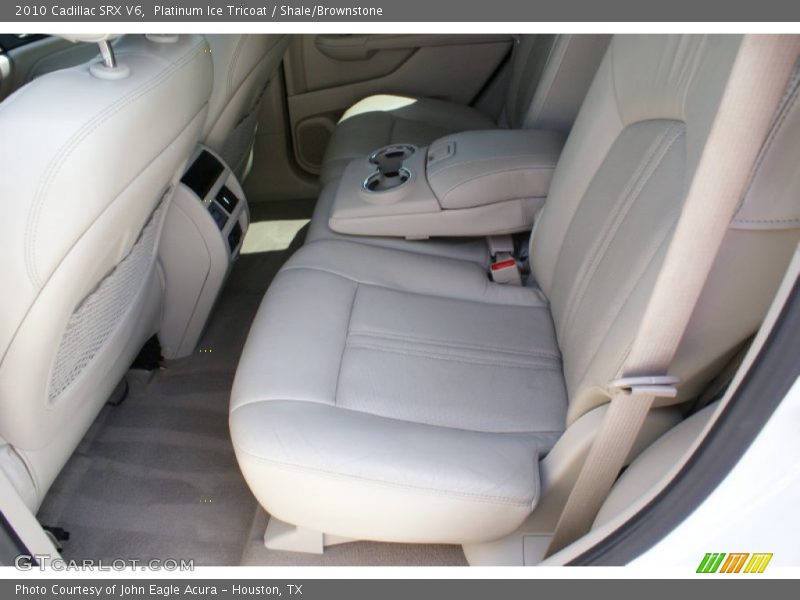 Platinum Ice Tricoat / Shale/Brownstone 2010 Cadillac SRX V6