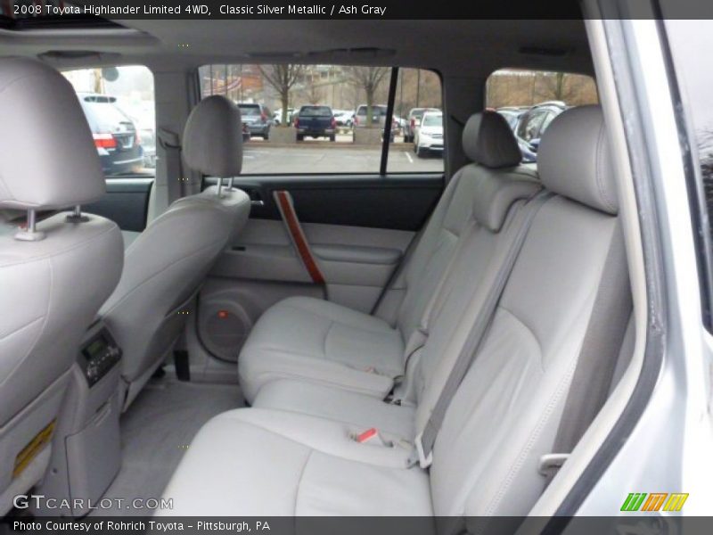 Classic Silver Metallic / Ash Gray 2008 Toyota Highlander Limited 4WD