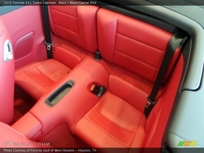 Rear Seat of 2015 911 Turbo Cabriolet