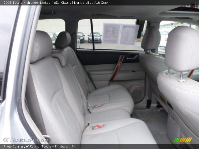 Classic Silver Metallic / Ash Gray 2008 Toyota Highlander Limited 4WD