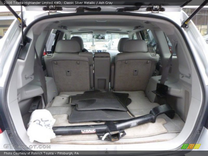 Classic Silver Metallic / Ash Gray 2008 Toyota Highlander Limited 4WD