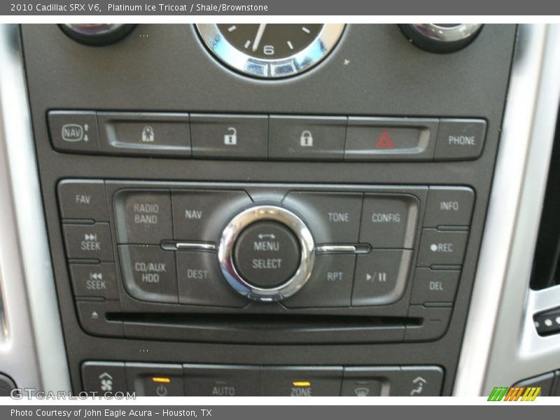 Platinum Ice Tricoat / Shale/Brownstone 2010 Cadillac SRX V6